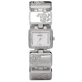 Watch strap Fossil ES2624 Stainless steel Steel 22mm